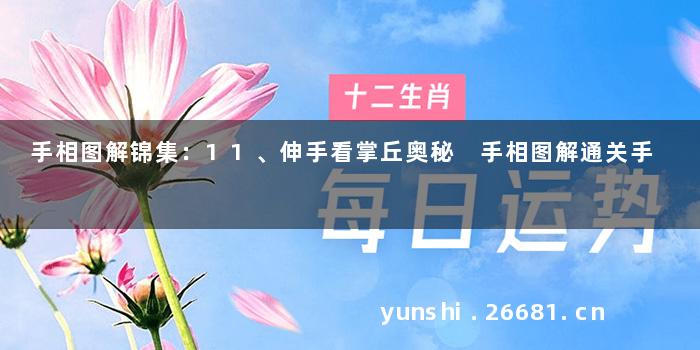手相图解锦集：11、伸手看掌丘奥秘 手相图解通关手